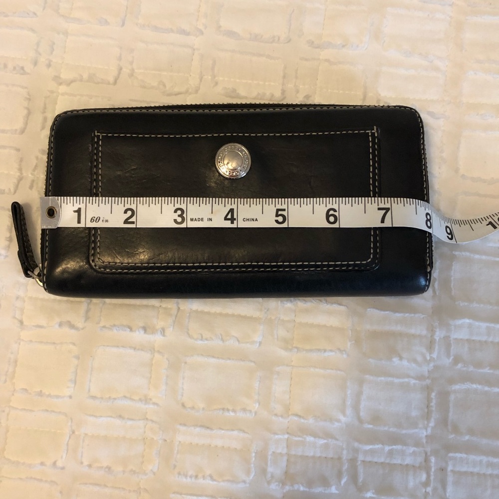 Coach zippered wallet